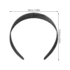 12 Pcs Base Headband Hair Accessories for Girls Blank Hoop Plastic Headbands Material Unique Women DIY Hairpiece Plain 3