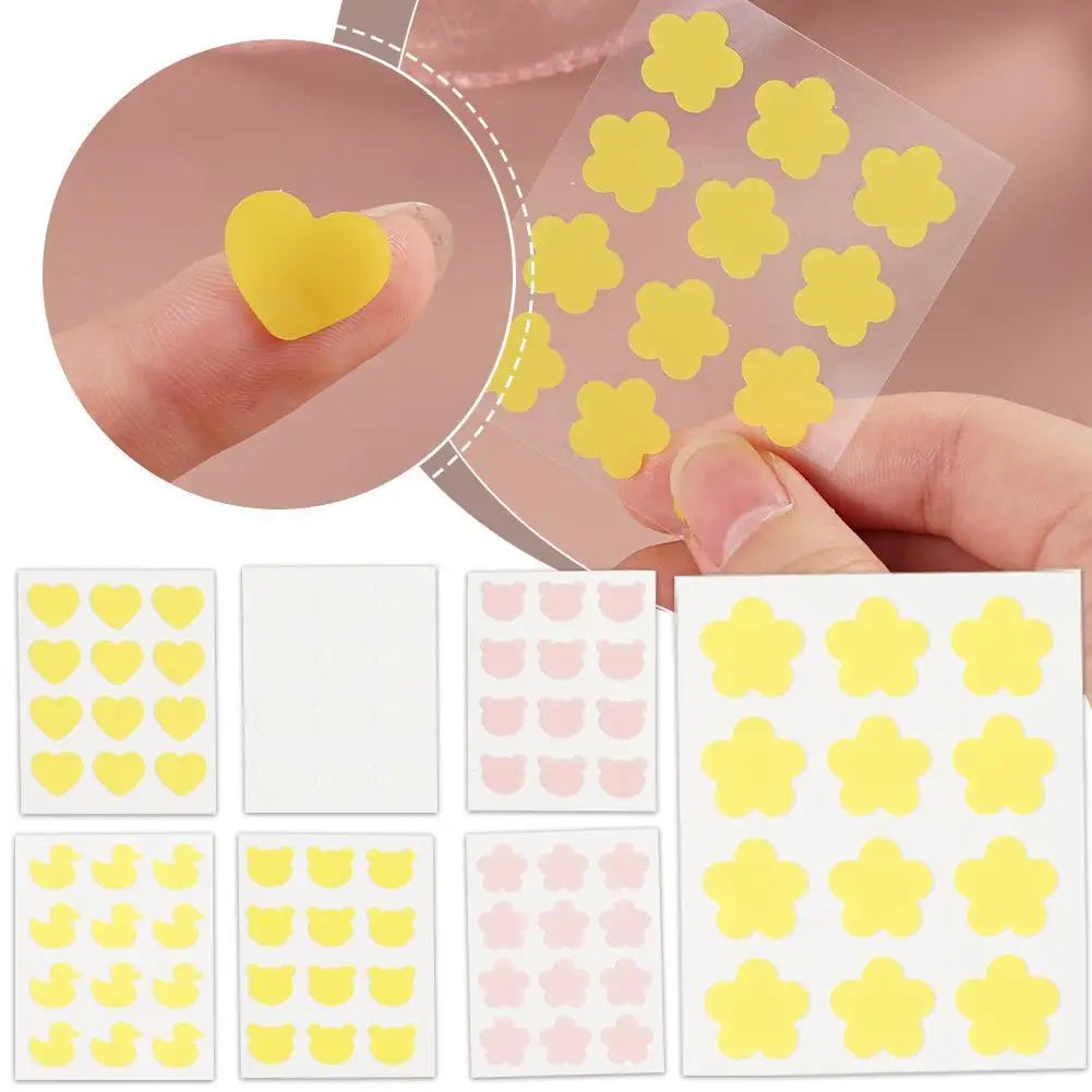 12pc Star Pimple Patch Stickers Dazzling Colorful Face Care Acne Removal Concealer Face Spot Skin Care Sticker Beauty Makeup Too