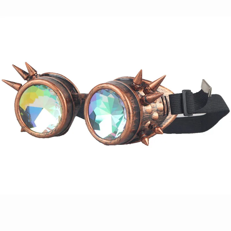 Lunettes Steampunk Gothique Vintage Pour Cosplay - En ABS Et Métal - Déguisement Homme/femme - Accessoire Fête Moto