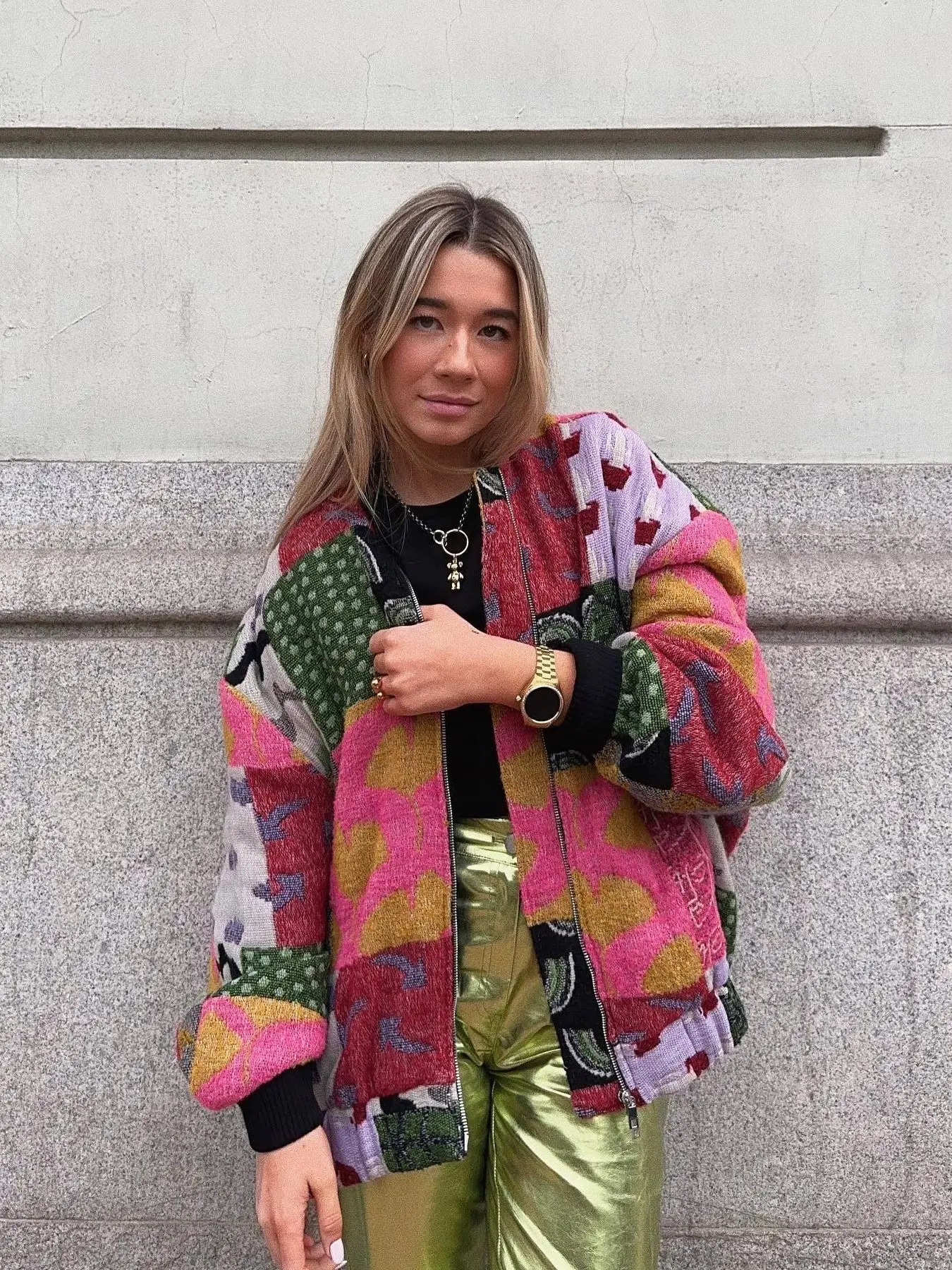 Manteau Patchwork Manteau Ethnique Veste Mixte Ample Tissu