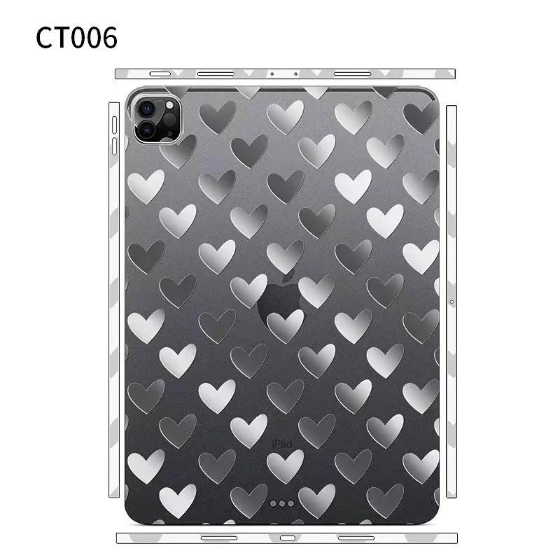 Matte Transparent Film for iPad Pro 2021 2020 2018 12.9 11 Air 4 Mini 6 Case Back Cover Decal Skin Protector Stickers