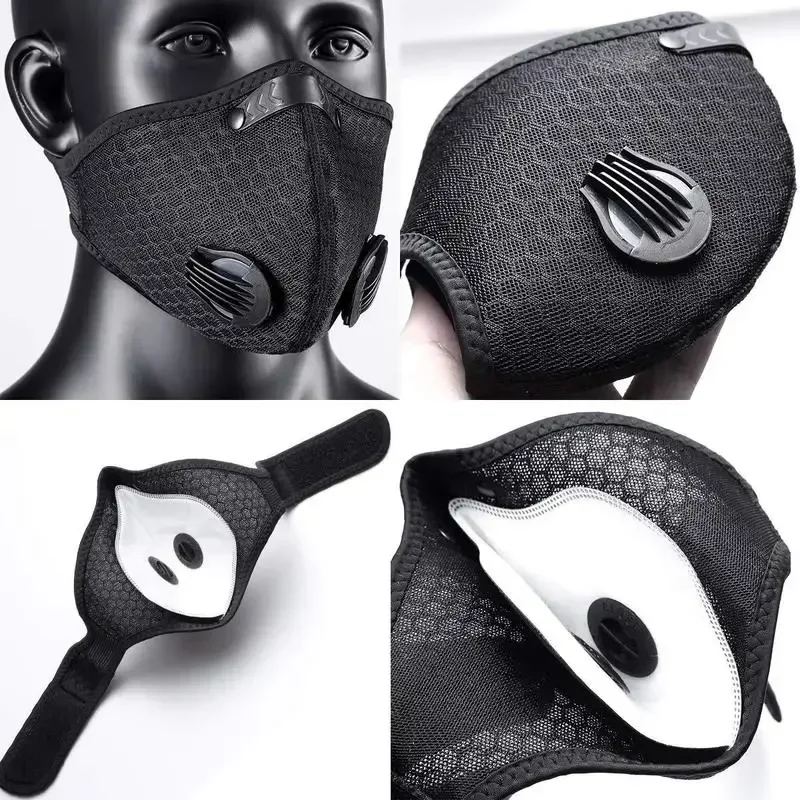 Breathable Movement Containing Activated Carbon PM 2.5 Anti-pollution Bike Mask 5/10pcs-face mask