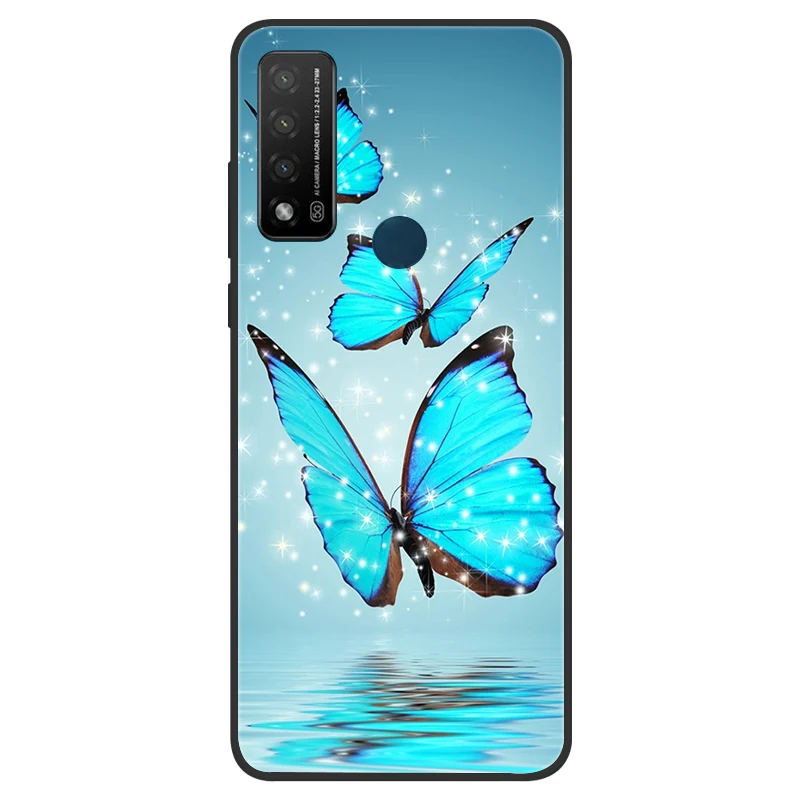 Floral Silicone Soft TPU Phone Cover - Durable Protective Shell with Elegant Design