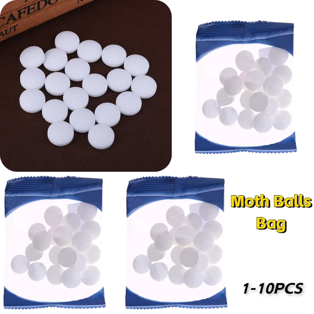 1-10-Táskák Lepkék Golyók Lepkebiztos Penészrétegű Friss Szag Elrettentő Rovar Ruhásszekrény Fa Blokk Kámfor Tabletta Otthoni Bútorok
