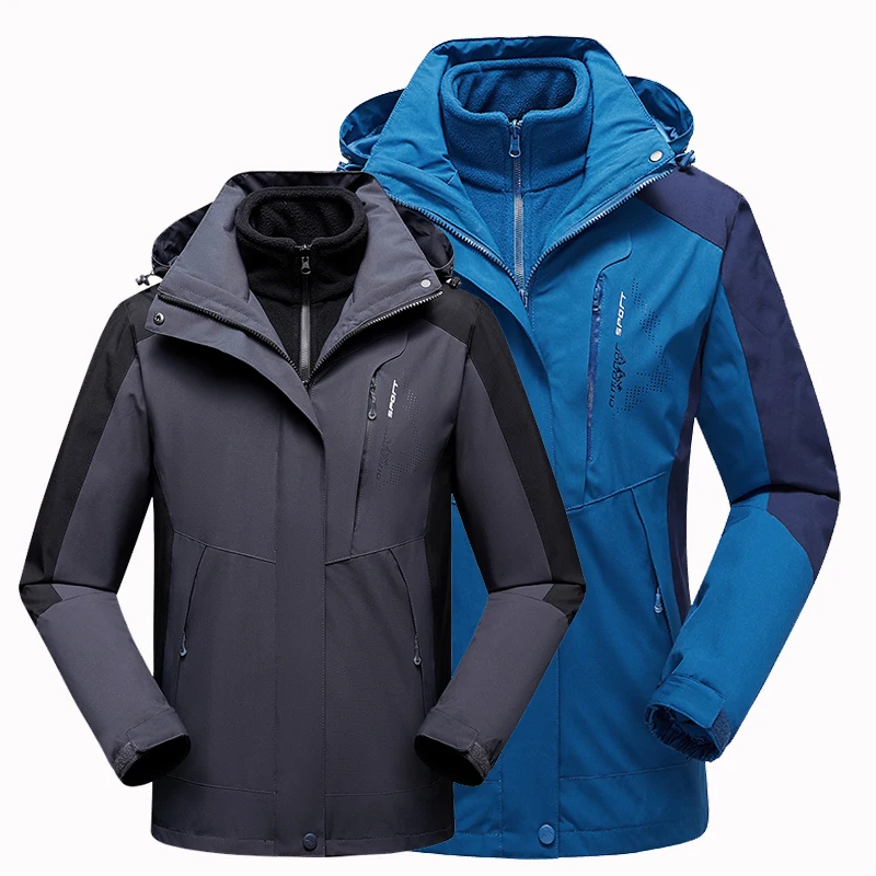 Mens Snow Coat Waterproof Insulated QPNGRP Polyester Mens