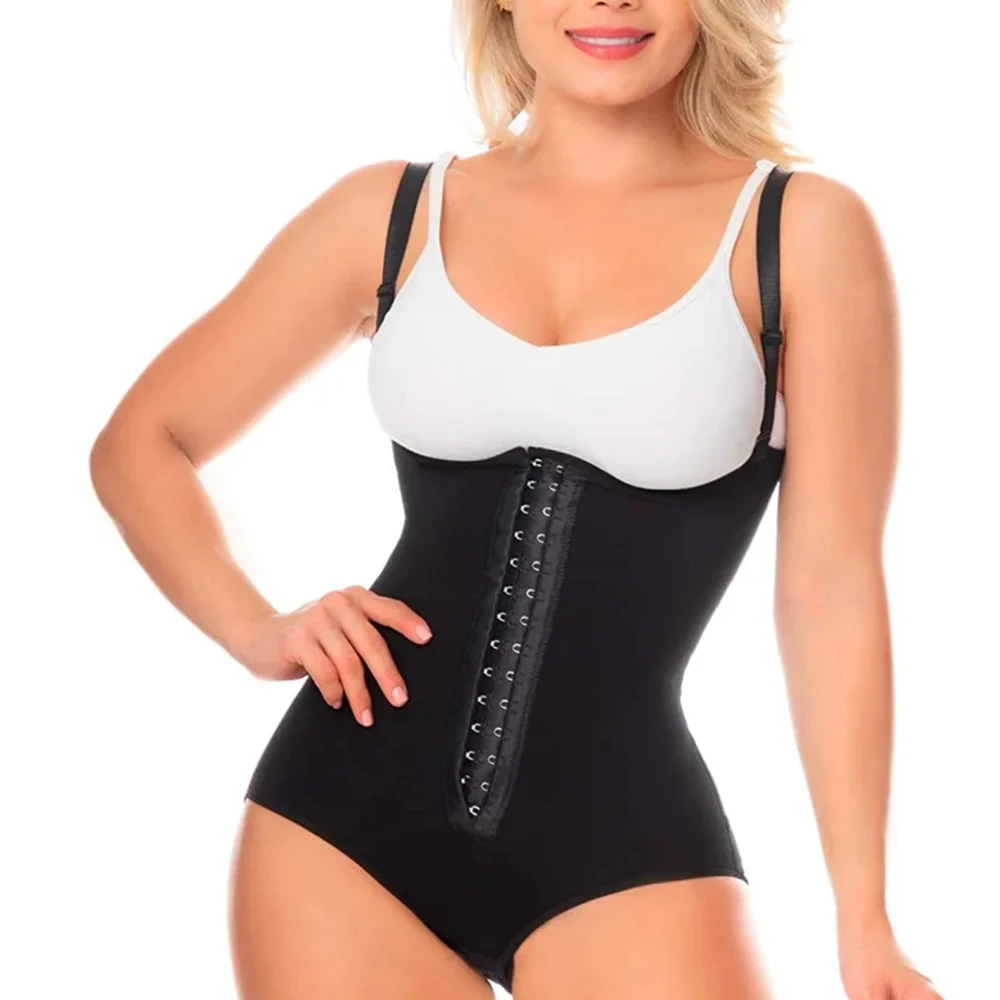 

Fajas Colombianas Triangle Open-chest Body Shaper Postpartum Post Surgical Girdle Daily Use Shapewear Tummy Contol Butt Lifter