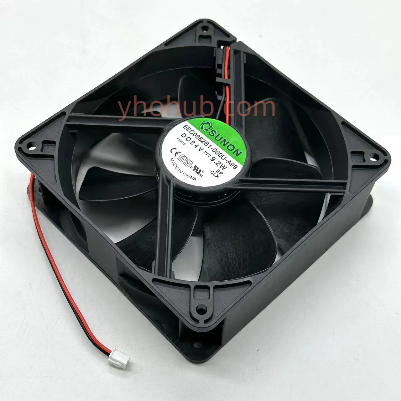 Sunon Eec0382b1000u-a99 dc 24v 9.2w 120x120x38 mm Ventilador de Refrigeração do Servidor de Fios
