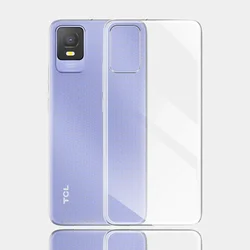Ultra-Thin Clear Silicon Soft Cover - Transparent Bumper Case for TCL 403 (Clear Soft Case)