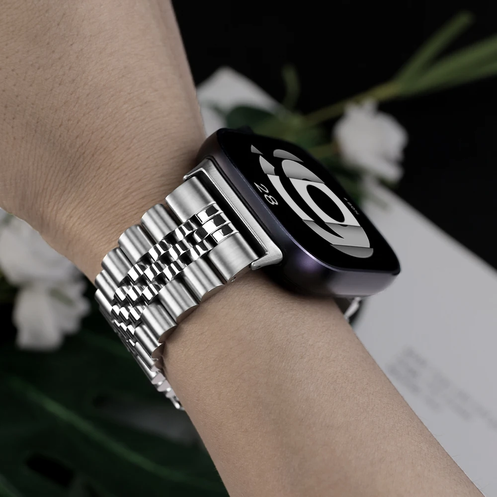Stainless Steel Business Bracelet for Smartwatch - Metal Wristband Strap
