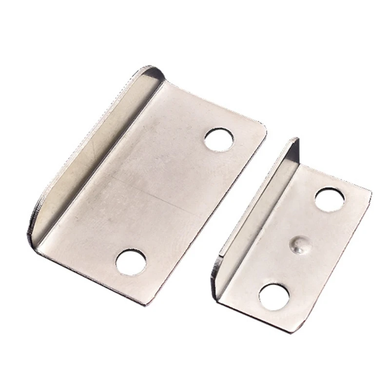 

20pcs Angled Drawer Lock Strikes Plate Furniture Connector Cabinet Drawer L Lock Strikes Plate for Home and Office