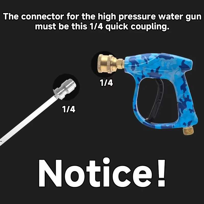 Car Water Tank Cleaning Removal-Free Radiator Condenser Cleaning Tool Water and Steam Dual-Use With 1/4 for Pressure Washer Gun 5
