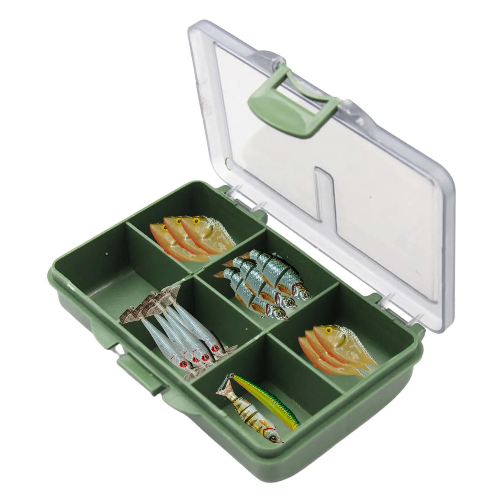 1 To 8 Grids Fishing Tackle Box Fishing Lure Organizer Tray Mini Tackle Box  With Dividers Tackle Boxes For Fishing With Cover - Fishing Tackle Boxes -  AliExpress