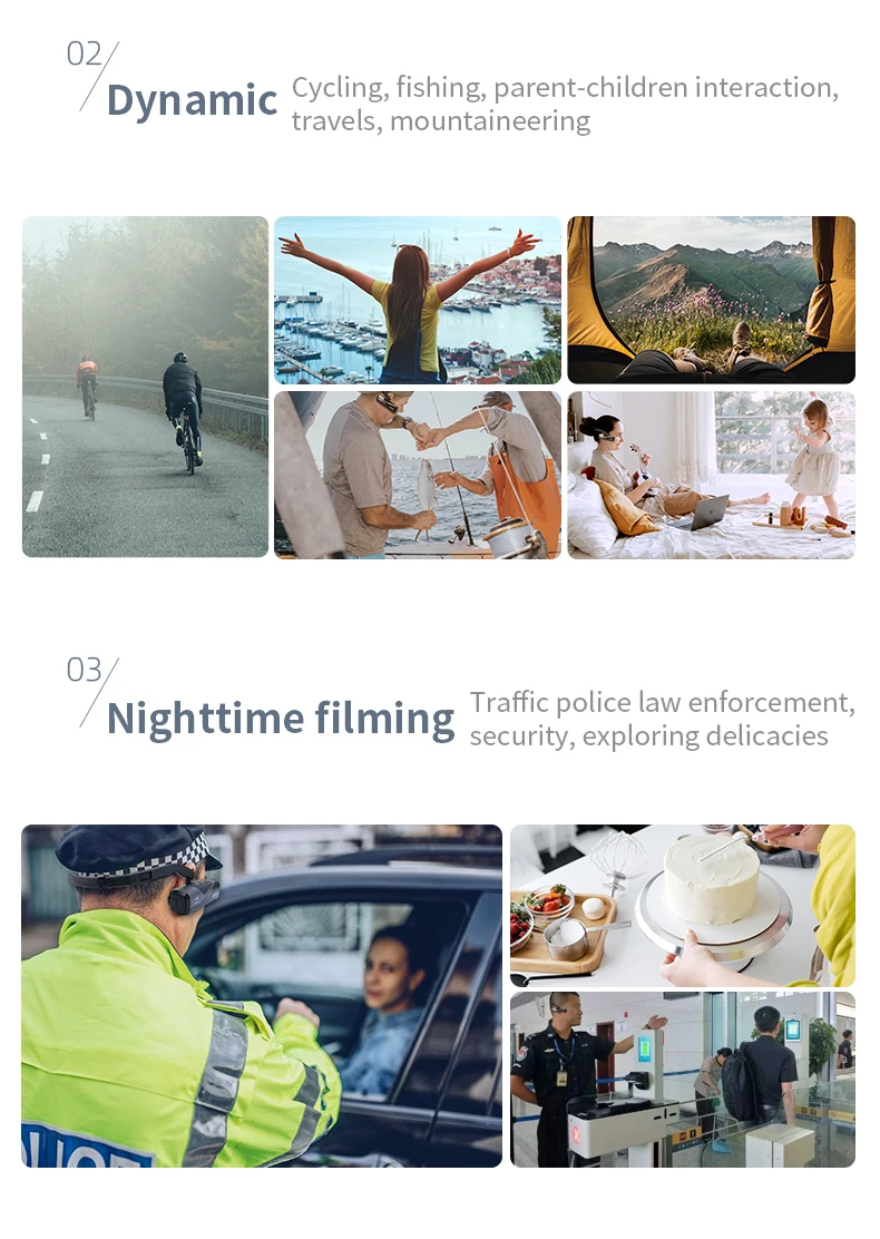 Description Picture 5 of itemORDRO EP8 4K 60fps Video Camera Head Wearable Digital Camcorder for Youtube Professional 2-Axis Gimbal Stabilization Vlog Camara