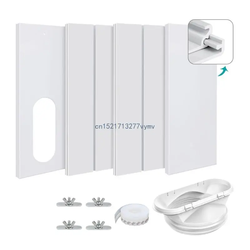 

Portable Air Conditioner Window Vent Adjustable Sliding Door Window Seal