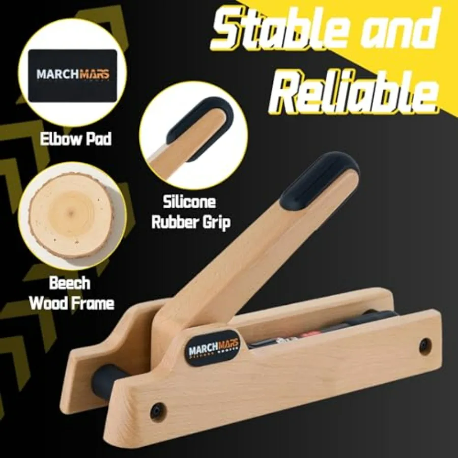 Arm Wrestling Training Equipment, Forearm Strengthener, Adjustable Hydraulic Resistance (Levels 1–12), Home Gym Equipment for St