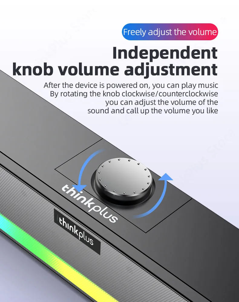 Original Lenovo TS33 AUX Bluetooth 5.0 Speaker 360° Home Movie Cinematic HiFi Sound Long standby Stable Connection Loudspeaker