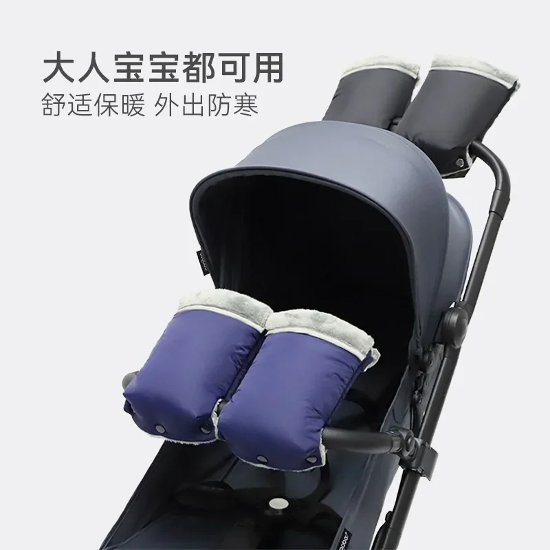 Waterproof Warm Mittens Windproof Pram Hand Muff Split Baby Cart Bike Hand Gloves Stroller Accessories Universal Stroller Gloves