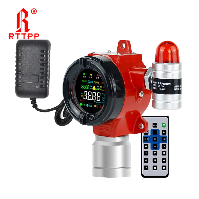 Industrial H2S Gas alarm detector Explosion proof hydrogen sulfide gas