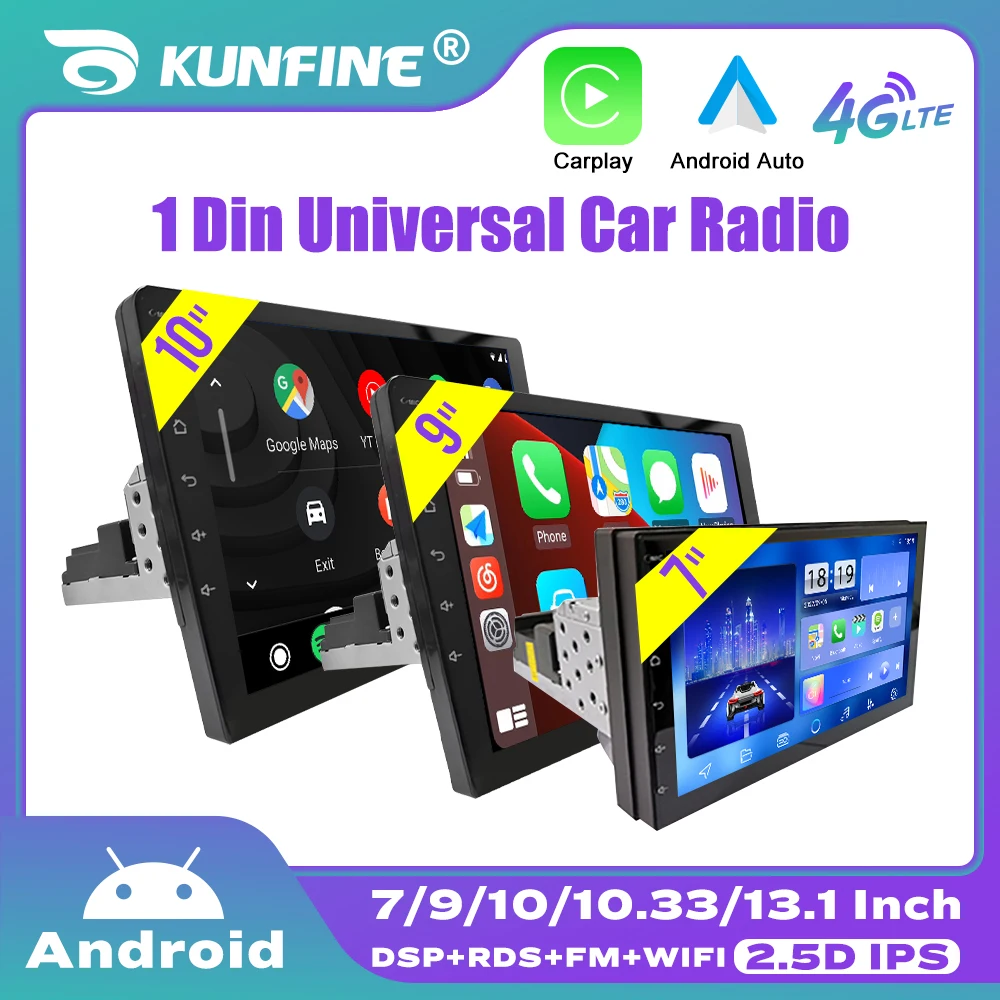 Autorradio 1 Din Android 9 Pantalla Movible - Euro Car Audio