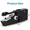 USB Electric Handheld Sewing Machine Kit, Cordless Mini Quick Repairing Sewing Machine For Denim Curtain Leather 4