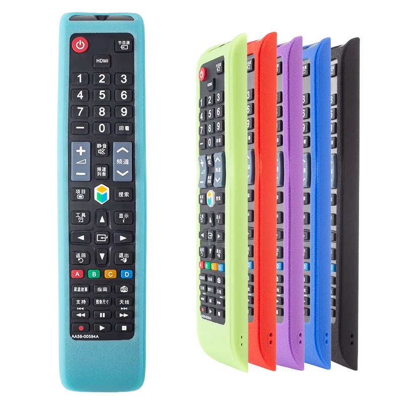Luminous Green Silicone Protective Cover Samsung TV Remote Control BN59-01198Q Remote Control silicone remote case silicone remote cover silicone remote sleeve remote controller cover silicone case protector