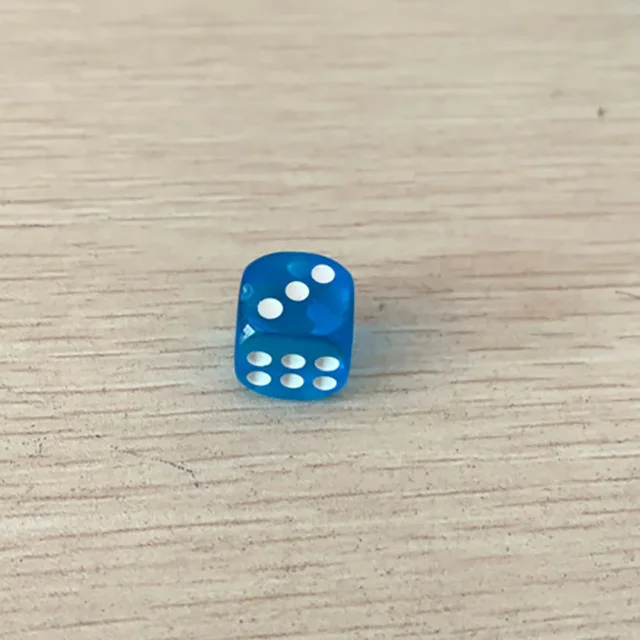 20PCS 6 Sided Portable Table Games Dice 14MM Acrylic Round Corner Board Game Dice Party Gambling Game Cubes Digital Dices D6 game dice dice set acrylic dice