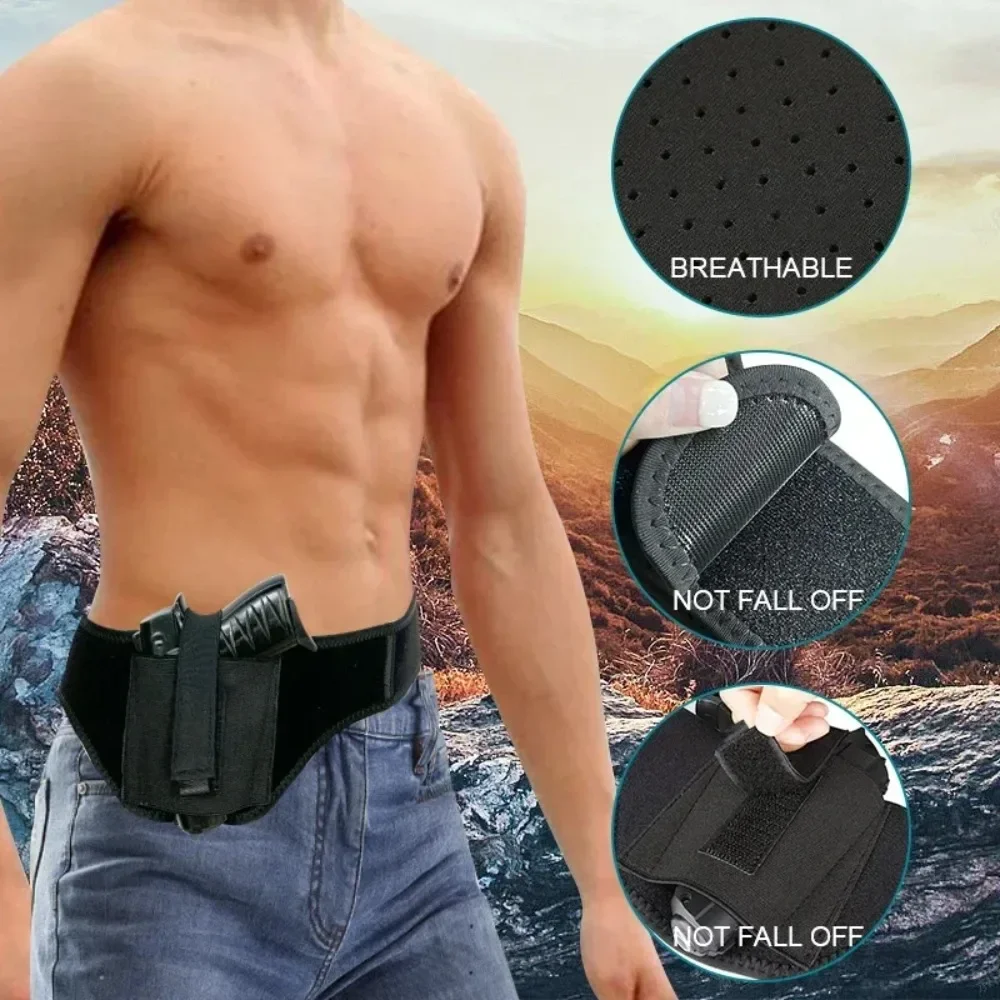 Gun Holster 1PC Outdoor Multifunctional Concealed Carrying Waist Universal Belt Pistol Tactical Equipment