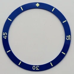 Multicolor Luminous Ceramic Watch Bezel Insert - 38mm (R7 blue)