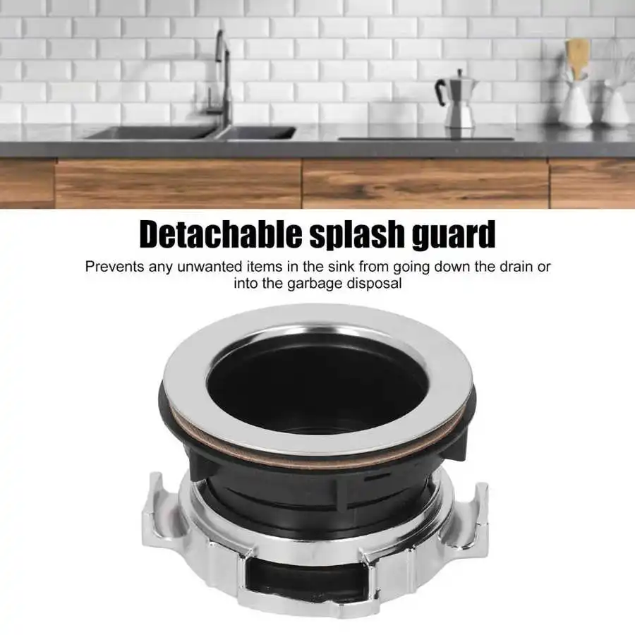Description Picture 2 of item114mm Garbage Disposal Sink Flange Kit with Guard Stainless Steel Food Waste Disposer Mount Parts Accessories