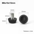 M6x10x15mm