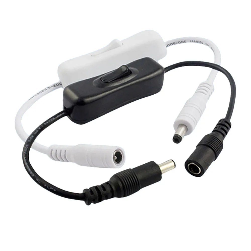 LED Strip Controller LED Dimmer Switch LED Dimmer Controller Smart Dimmer Switch LED Strip Switch Power Cords Dimmer Switch LED Strip Light Neon Led Touch Switch Button Dimmer Adjust Brightness Controller with DC Plug for 12V-24V Adjustment 2835 5050