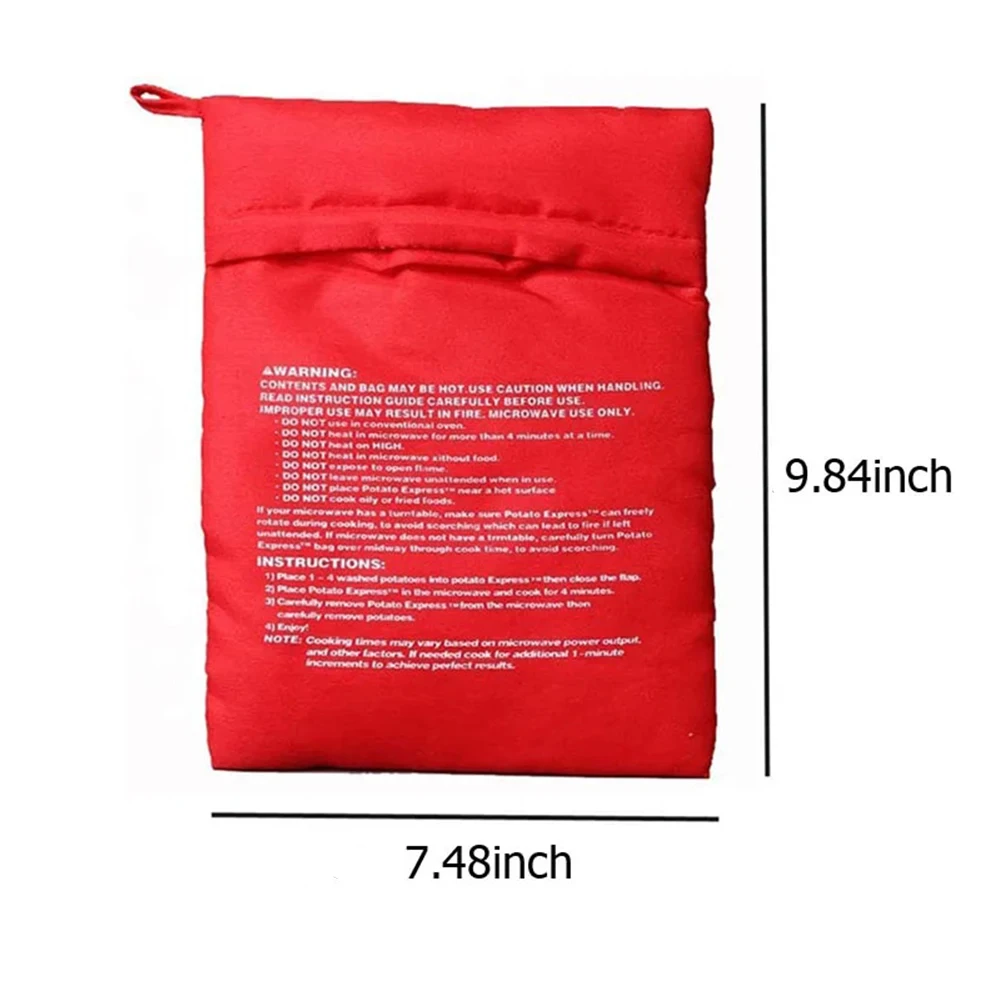 1pc Microwave Oven Baked Bags Potatoes Corn Sweet Potato Heating Tools Reusable