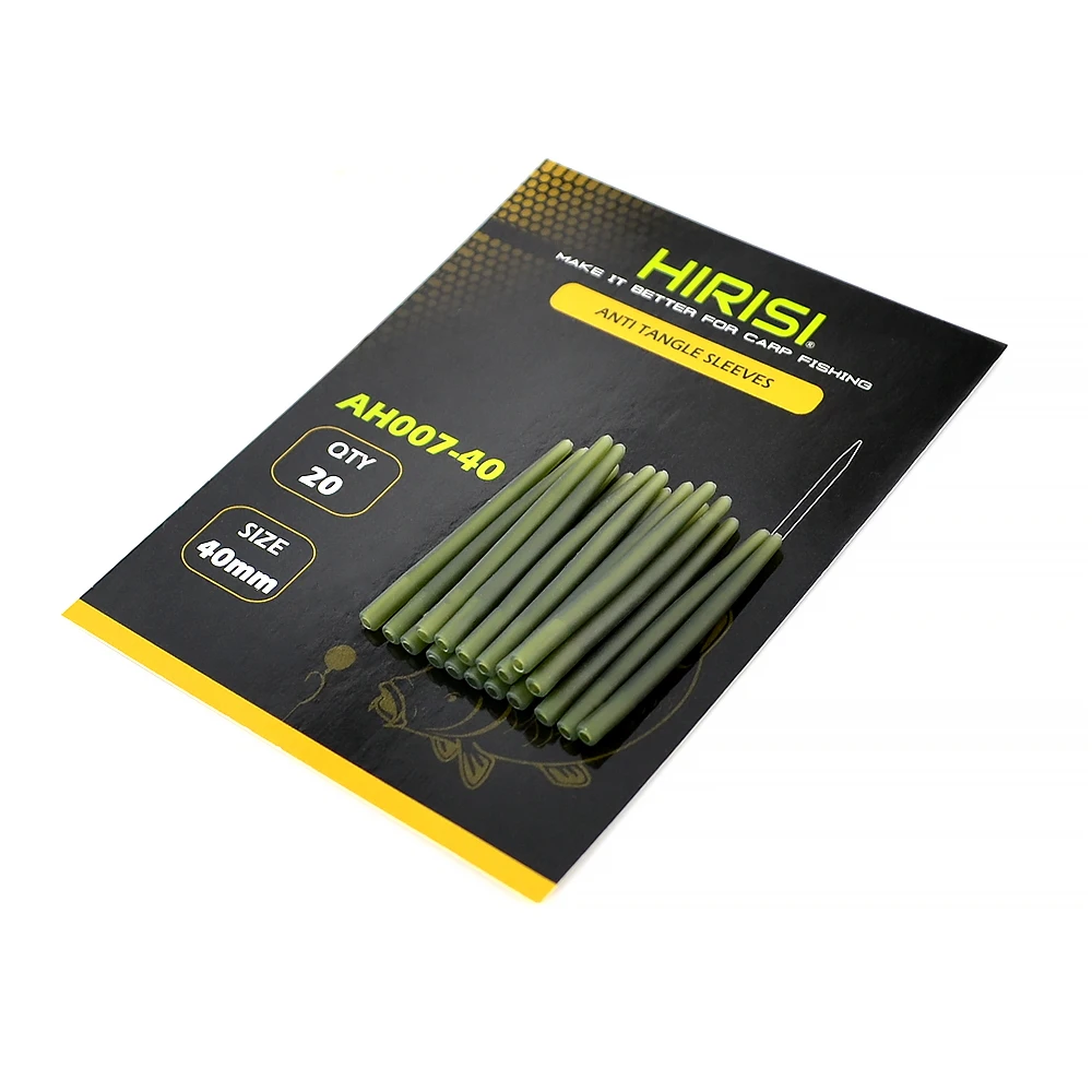 Rig Sleeves Anti Tangke HLS Manicotti Anti-groviglio 42 Mm Per Terminali Da Pesca Alla Carpa - Confezione Da 25 Pezzi HLS Traxxas Sledge - Foto 2