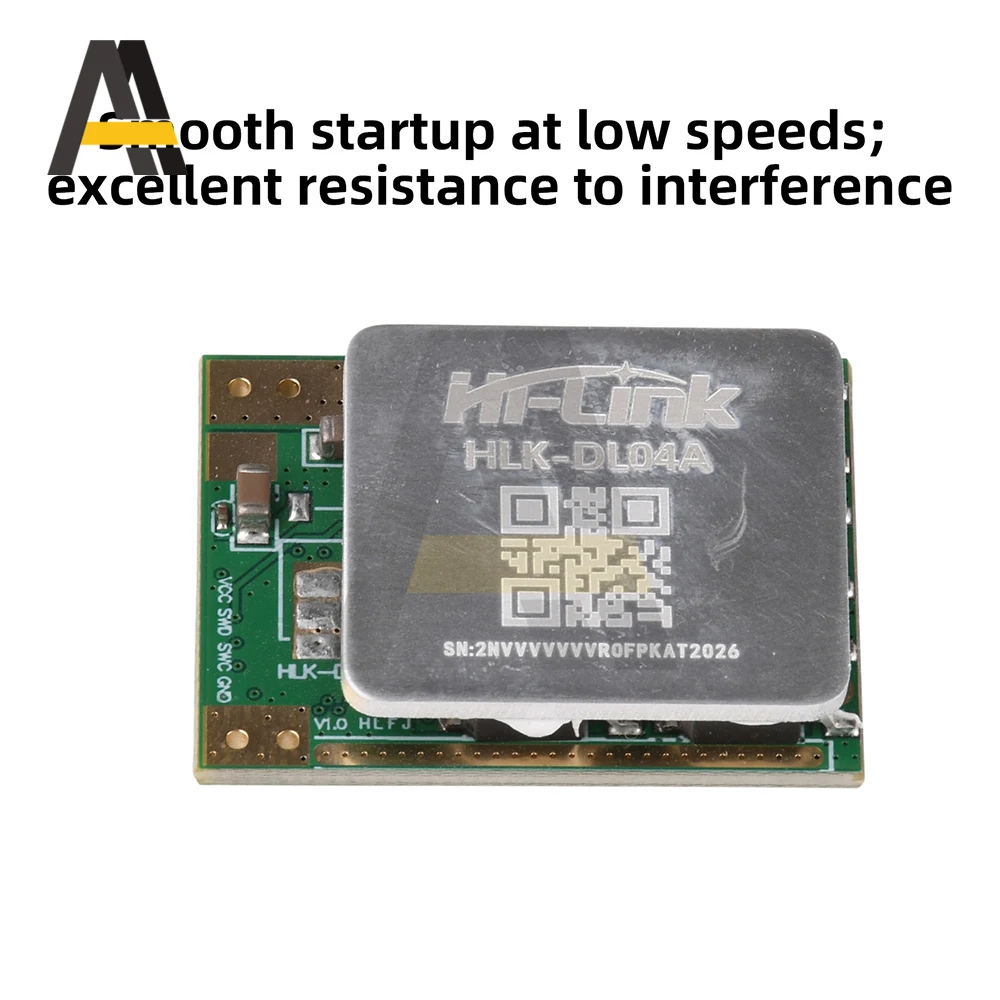 Vue de dessus du contrôleur ESC 20A 12V pour micro moteur brushless, composants électroniques visibles