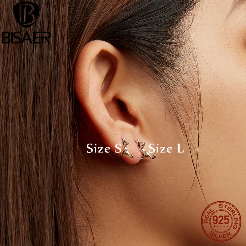 TATIANA☆[SILVER925] Lovely Cat Jelly Earring Amazon.com: 925 Sterling Silver Cat Earrings Cute Animal
