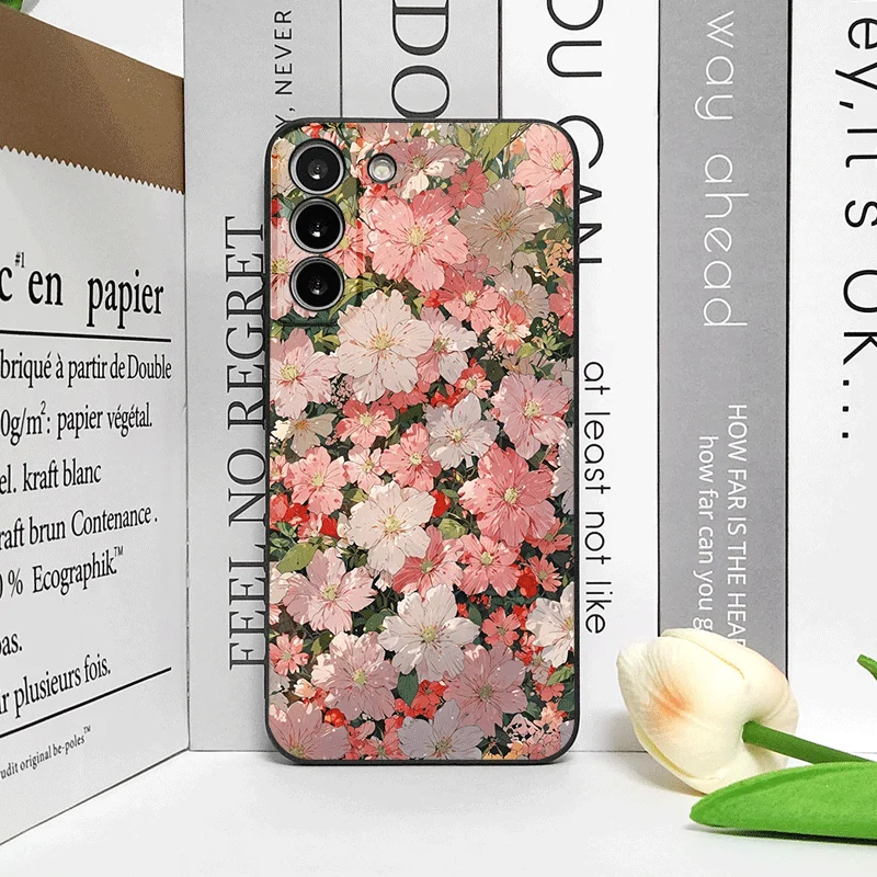 Floral Fragments Phone Case with Flowers Printing Design
