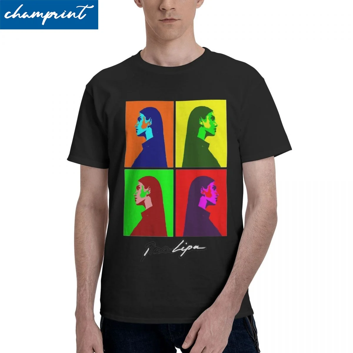 

Мужские и женские футболки Dua Pop Art, новинка, 100% хлопковая футболка, женские топы с круглым вырезом