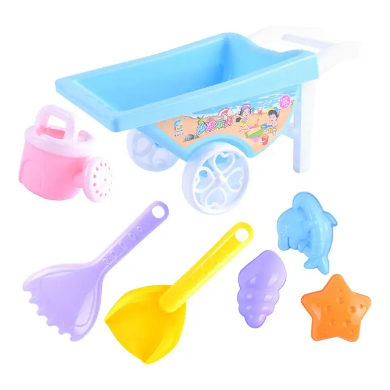 

Kids Beach Sand Toys Set Durable Outdoor Games Sandbox Toys With Mesh Bag Durable Beach Shovels RakesTool Kit Great Gifts For