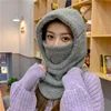 Winter Keep Warm Headgear Hat Female Skiing Face Neck Protection Mask Beanies Cycle Windproof Cold Proof  Skullcap Skullies 6