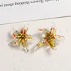 5pcs Mixed Color Star Butterfly Starfish Pattern Murano Glass Lampwork Pendant Diy Necklace Women Fashion Jewelry Summer Beach 2