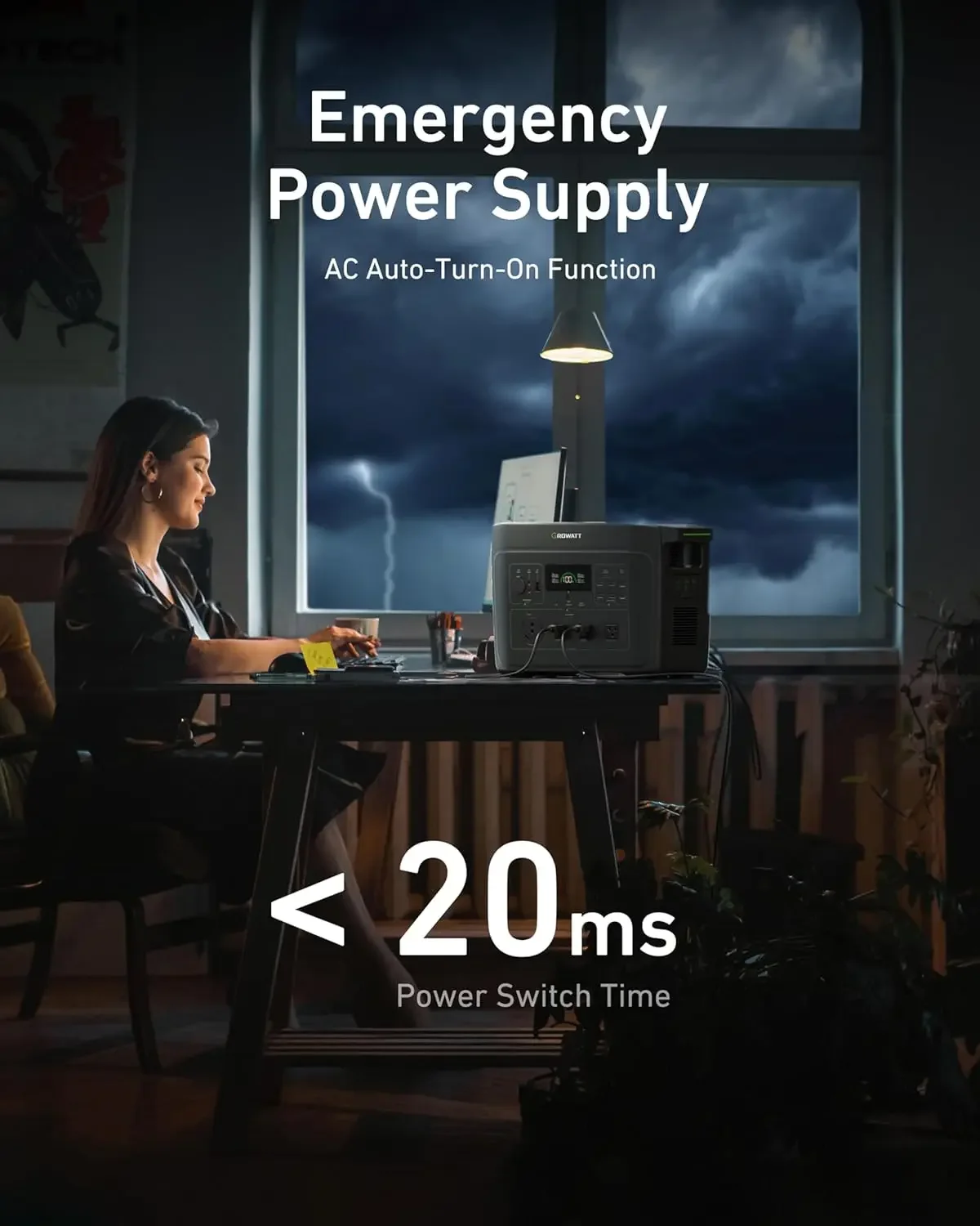 Portable Power Station，INFINITY 2000 Green Electric Solar Generator，2048Wh LifePO4 Battery