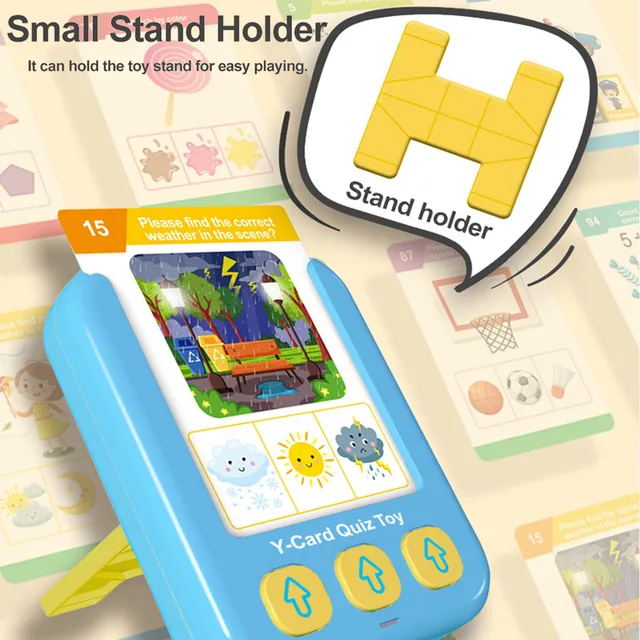 55 pcs English Learning Cards, Children's Early Learning English Plug-in, Boys and Girls Cognitive Voice Interactive Toys 3