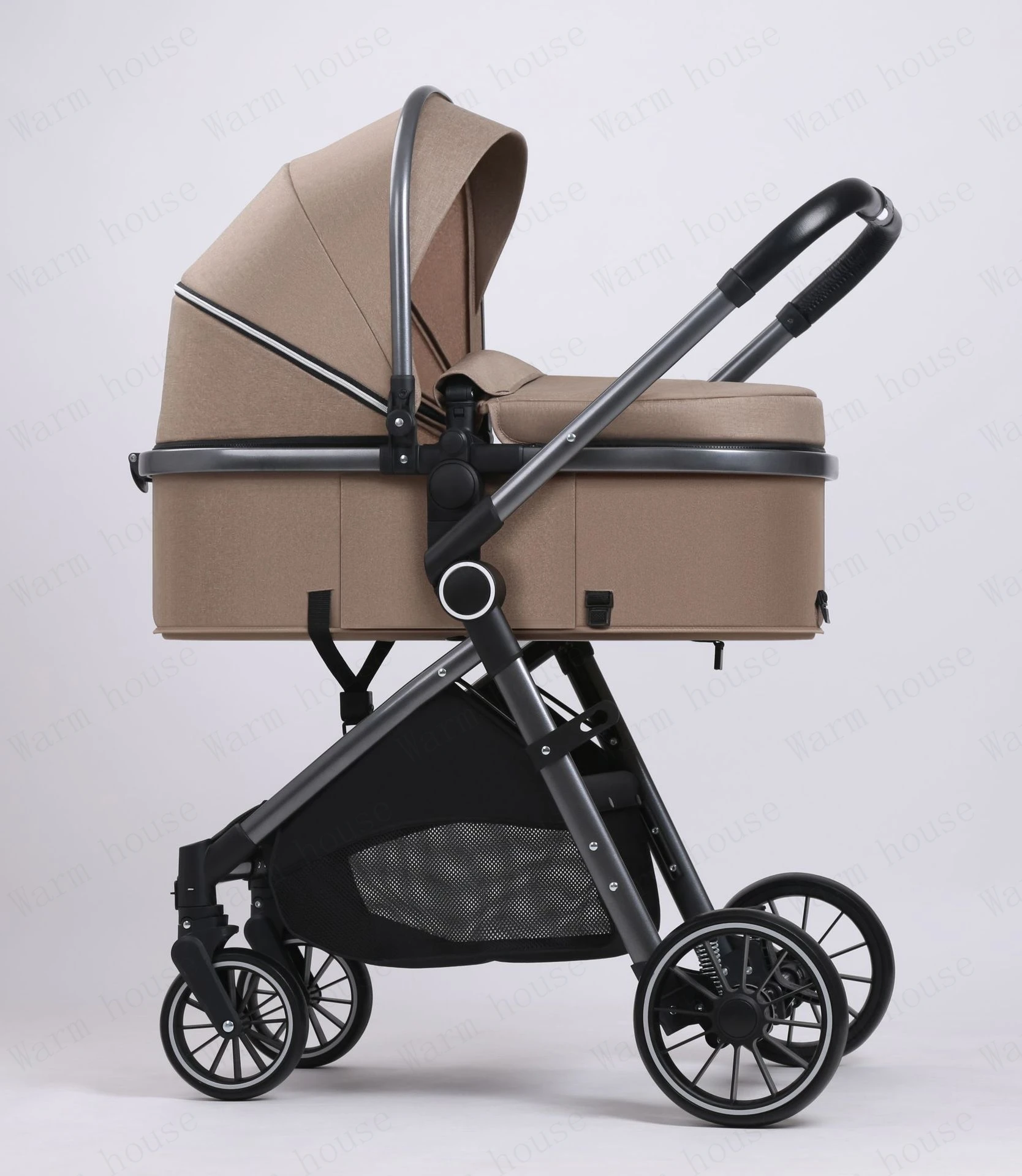 Pack Poussette Réversible Khaki 3en1 - Youmu