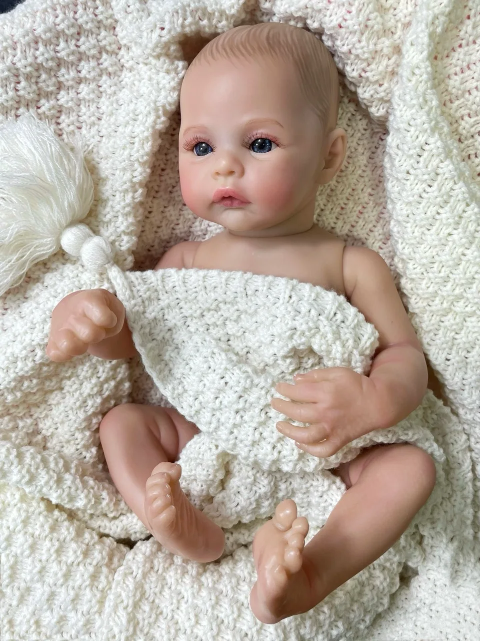 NPK poupée Reborn pour nouveau né fille bébé réaliste toucher doux avec