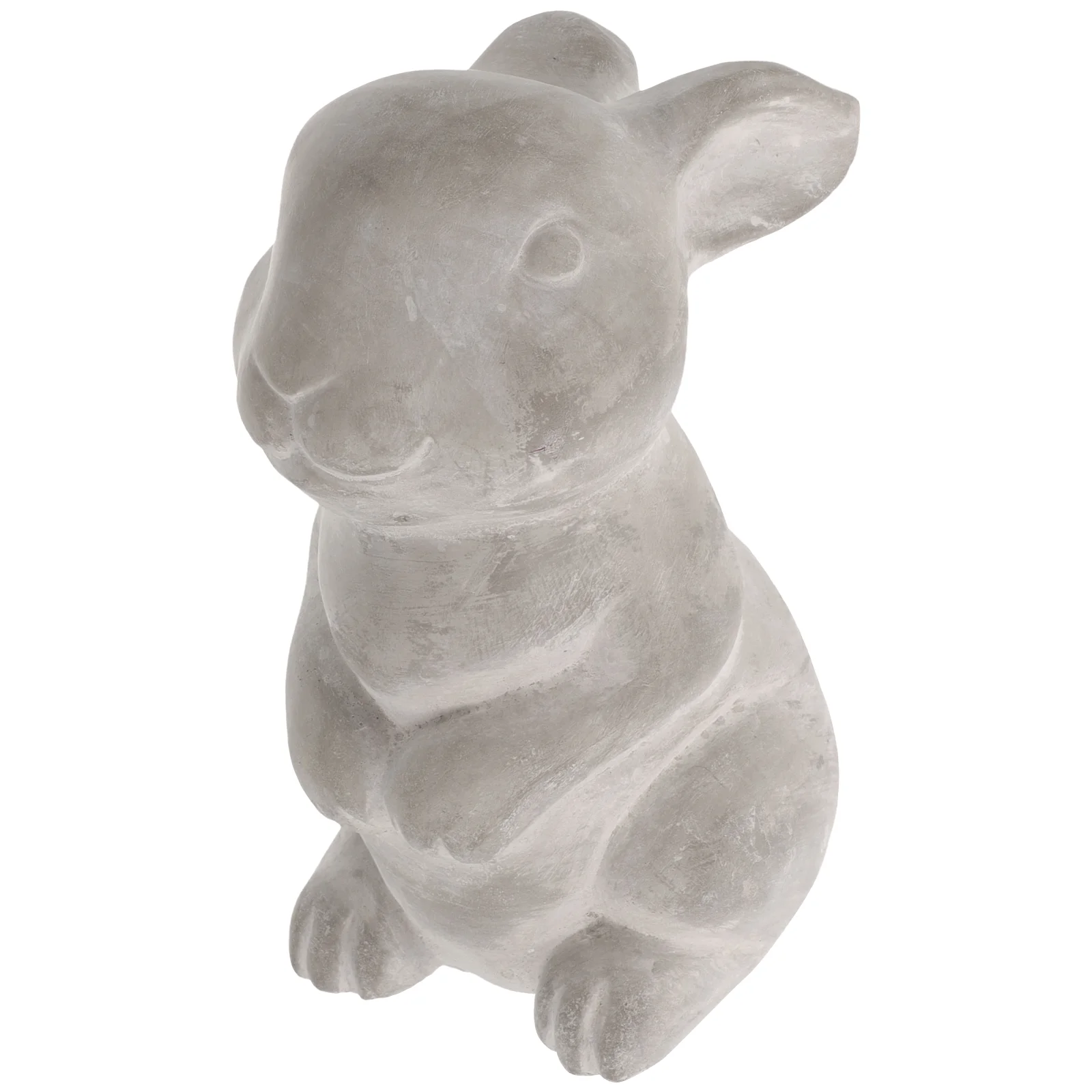 

Rabbit Ornament Animal Statues Ornaments Bunny Decor Cement Decoration Garden Outdoor