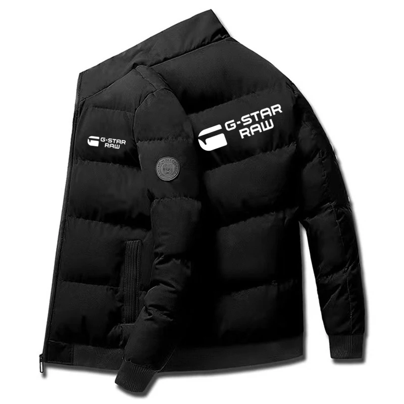 

2024 Winter men's new cotton jacket, high-necked light down cotton coat to keep warm outdoor sports and leisure windproof.