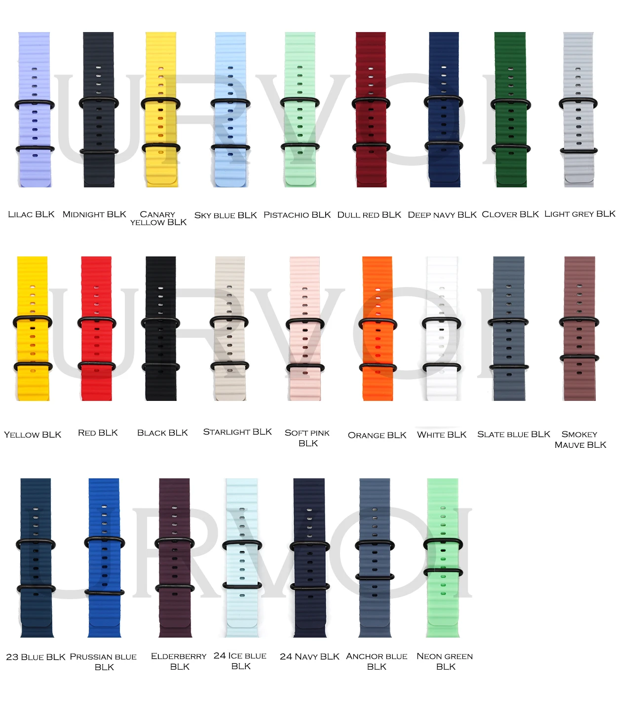 URVOI Ocean Band Silicone Stretch Bracelet