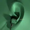 1~10PCS Jack Magnetic Gamer Wired Earphones Gaming Green Metal HiFi Bass Stereo 3.5mm Type C Earbuds For Phone Computer Mic 5