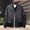 Casual Men's Pilot Jacket Spring Autumn Baseball Style Fashionable Versatile American Simple Workwear Outerwear Trendy