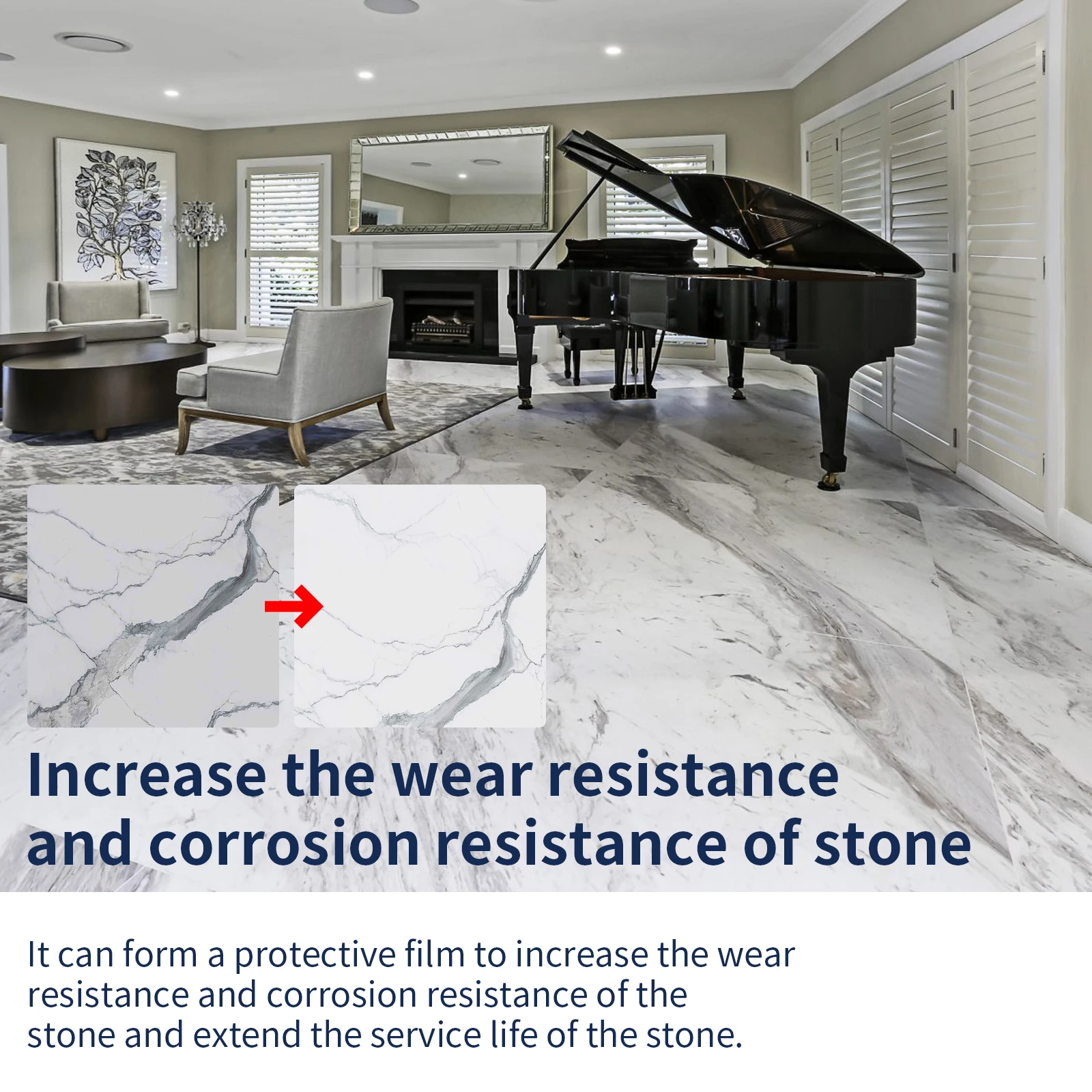 JAKEHOE High Quality Kitchen Ceramic Tiles Marble Surface Revitalization Restoration and Brightening Stone Crystal Plating Agent